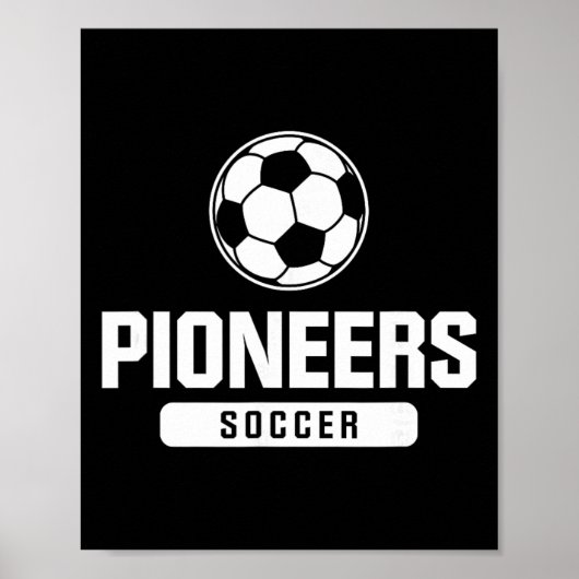 Pioniers Voetbal voor Basisonderwijs, Middelbare e Poster (Voorkant)