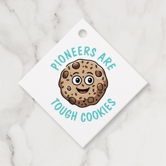 Pioniers zijn stoere koekjes | JW Bedankjes Labels (Voorkant)