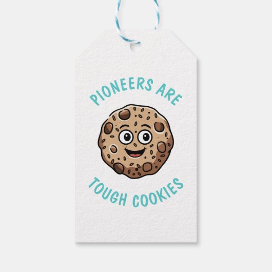 Pioniers zijn stoere koekjes | JW Cadeaulabel (Achterkant)