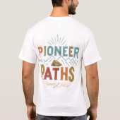 Pionierspaden. T-shirt (Achterkant)
