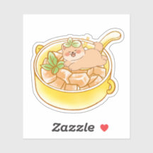 Piou de Shiba-hond in een Kawaii Soepkom