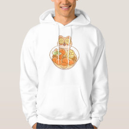 Piou de Shiba-hond: Kawaii gehaktbalsoep-spa Hoodie