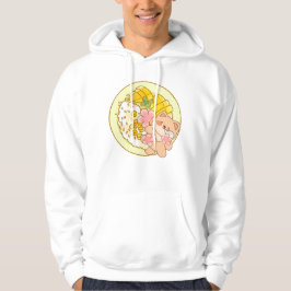 Piou de Shiba: Kawaii Mango Kleefrijst Feest Hoodie