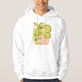 Piou de Shiba: Verfrissende Munt Limonade Spa Hoodie