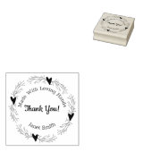 Pip Berrry Business Hartelijk dank voor de houten  Rubberstempel (Gestempeld)