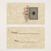 Pip Berry Basket Hang Label Visitekaartjes (Voorkant /achterkant)