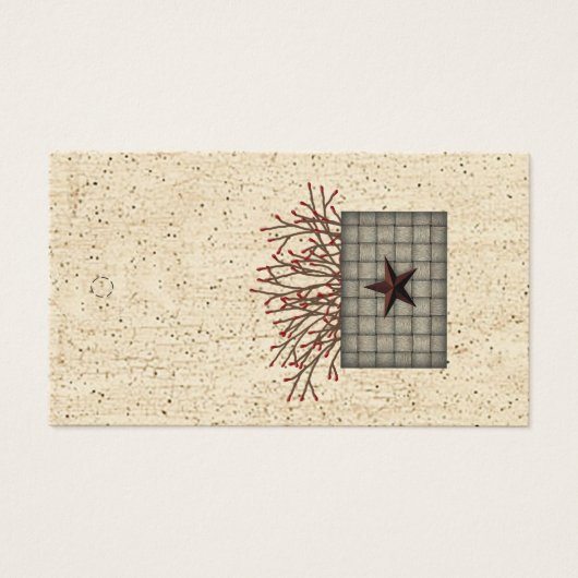 Pip Berry Basket Hang Label Visitekaartjes (Voorkant)
