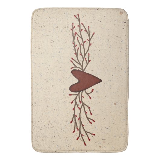 Pip Berry hart badmat (Voorkant Verticaal)