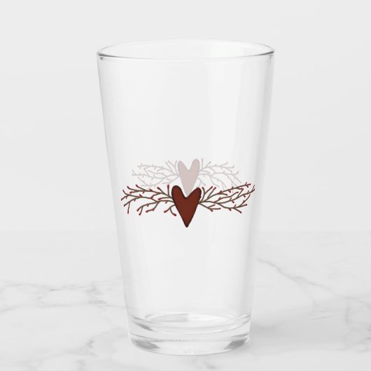 Pip Berry Hart Drink Glas (Achterkant)
