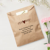 Pip Berry Heart Business Product Bag Bedankzakje (Gezegeld)