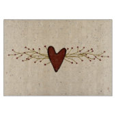 Pip Berry Heart Glass Cutting Board Snijplank (Voorkant)