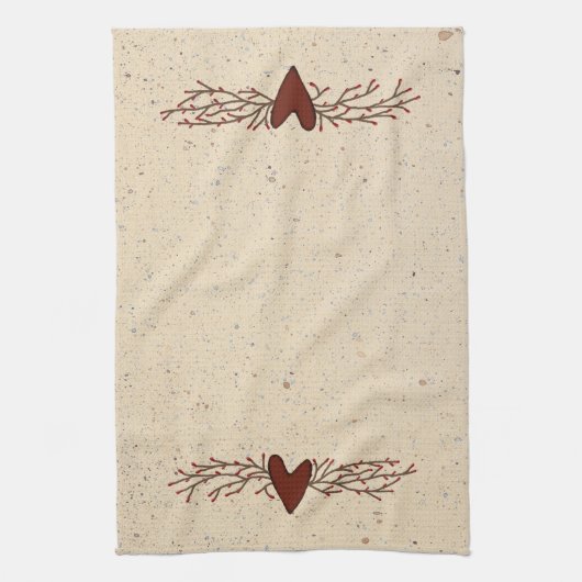Pip Berry Heart Kitchen Towel Theedoek (Verticaal)