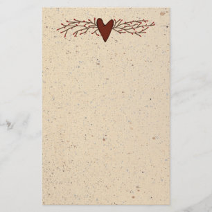 Pip Berry Heart Stationery Briefpapier