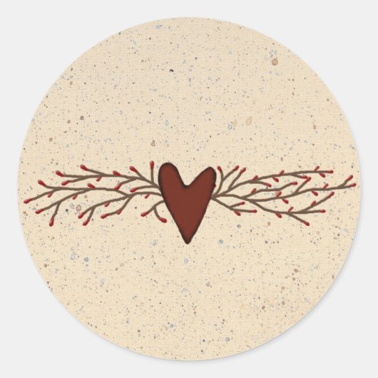 Pip Berry Heart Sticker (Voorkant)
