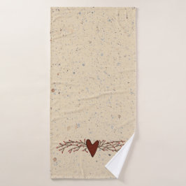 Pip Berry Heart Towel Set Bad Handdoek