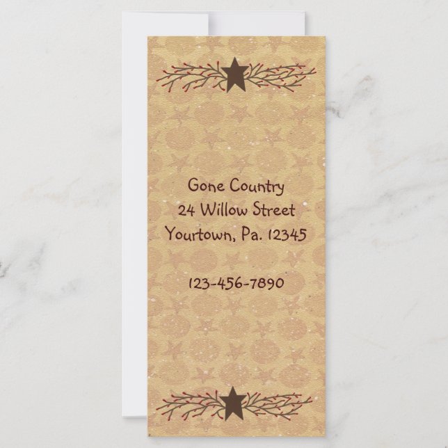 Pip Berry Star Rack Kaart (Voorkant)