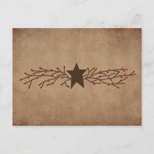 Pip Berry Star Recipe Card Briefkaart