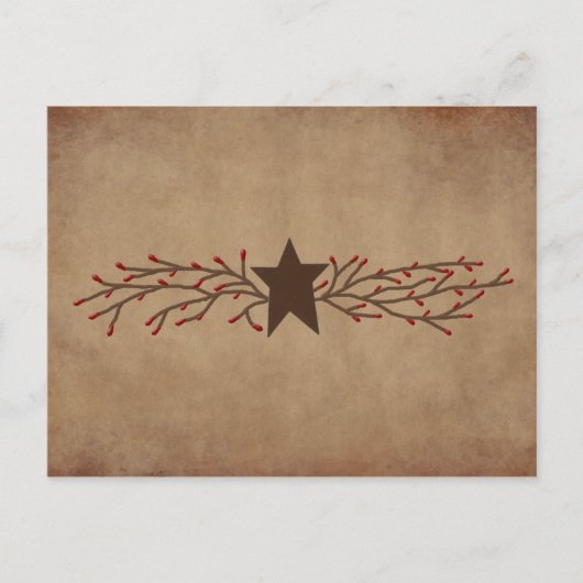 Pip Berry Star Recipe Card Briefkaart (Voorkant)