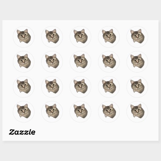 Pip de Schattigee Kitten Sticker (Vel)