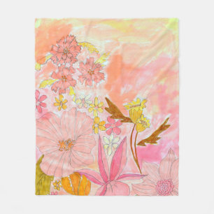 Pip Gerard Modern Fantasy Ink Garden Illustratie Fleece Deken