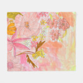 Pip Gerard Modern Fantasy Ink Garden Illustratie Fleece Deken (Voorkant (Horizontaal))