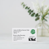 PIP, leeuwen in Afrika Visitekaartje (Staand voorkant)