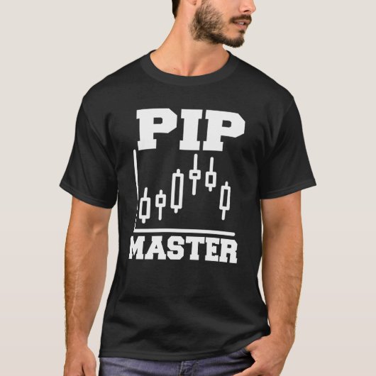 Pip Master Forex Trader T-shirt (Voorkant)