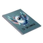Pip - Monster met één oog - Custom Spiral Notitieb Notitieboek (Rechterzijde)
