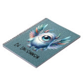 Pip - Monster met één oog - Custom Spiral Notitieb Notitieboek (Linkerzijde)