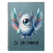 Pip - Monster met één oog - Custom Spiral Notitieb Notitieboek (Voorkant)