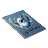 Pip - Monster met één oog - Custom Spiral Notitieb Notitieboek (Rechterzijde)