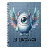 Pip - Monster met één oog - Custom Spiral Notitieb Notitieboek (Voorkant)