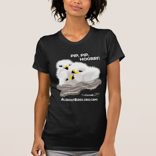 "Pip Pip Hooray!" Hawk Nestlings Shirt (Voorkant)