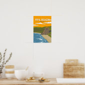 Pipa Beach Brazilië Reizen Kunst Vintage Poster (Keuken)