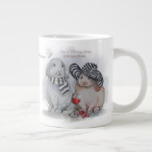 "Pipa & Marlow" Boganhues Print Grote Koffiekop (Rechts)