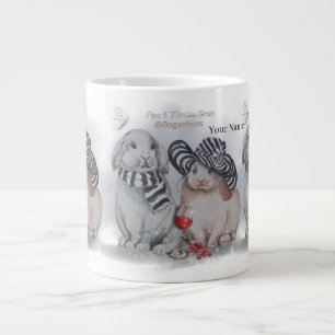 "Pipa & Marlow" Boganhues Print Grote Koffiekop