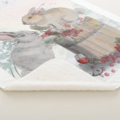 "Pipa & Marlow" Boganhues print Sherpa Deken (3/4)