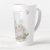 "Pipa & Marlow" Boganhues Print Waterfles Latte Mok (Rechterhoek)