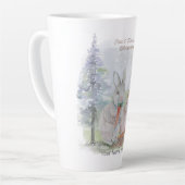 "Pipa & Marlow" Boganhues Print Waterfles Latte Mok (Linkerhoek)