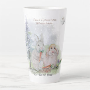 "Pipa & Marlow" Boganhues Print Waterfles Latte Mok