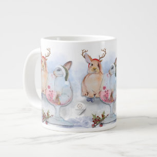 "Pipa & Marlow Serie" Boganhues print Grote Koffiekop