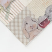 Pipa & Marlow Theme Baby Fleece Blanket Deken (Hoek)