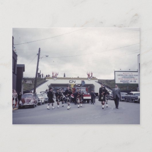 Pipe-Band Post-kaart Briefkaart (Voorkant)