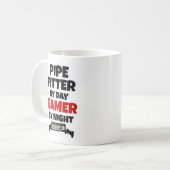 Pipe Fitter Gamer Koffiemok (Voorkant links)