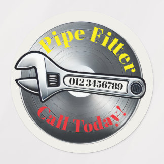 Pipe Fitter Sticker – Zakelijke Advertentie