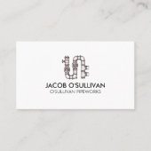 Pipe Layer Plumber Plumbing Visitekaartje (Voorkant)