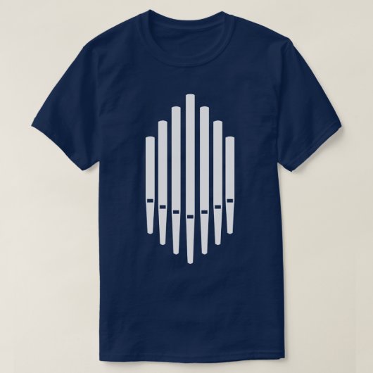 Pipe Organ 1 T-shirt (Design voorkant)