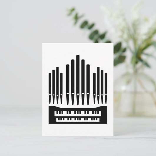 Pipe Organ Briefkaart (Staand voorkant)