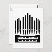 Pipe Organ Briefkaart (Voorkant / Achterkant)
