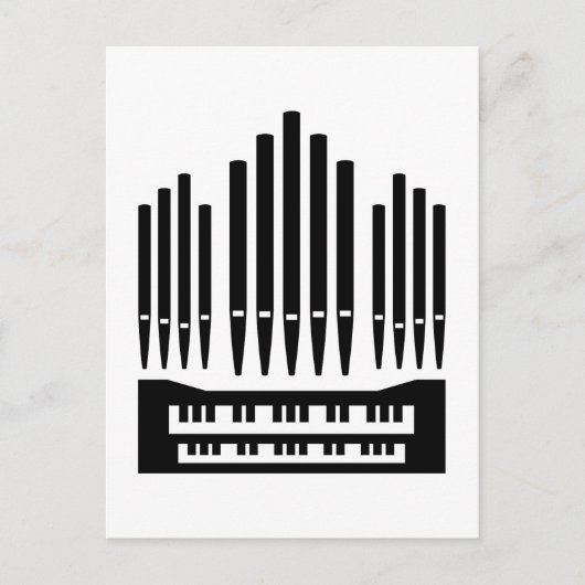 Pipe Organ Briefkaart (Voorkant)